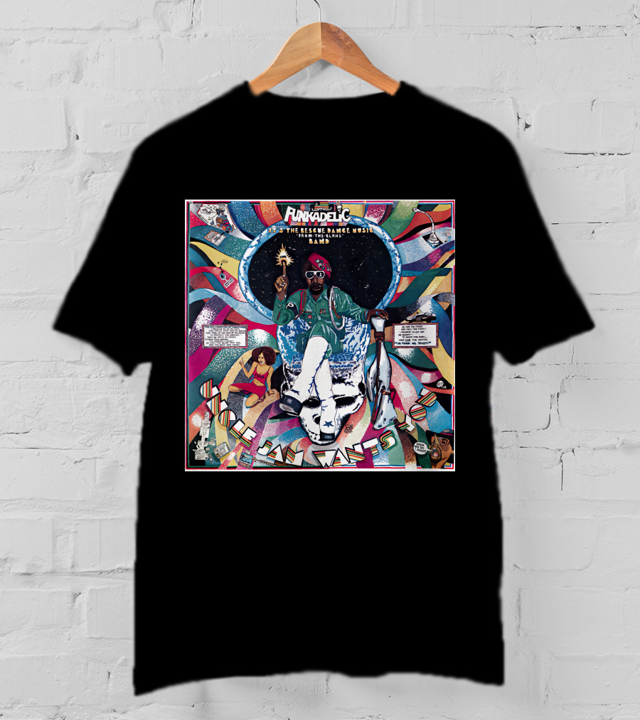 Funkadelic The Electric Spanking Of War Babies P-Funk George Clinton Album Art T-Shirt