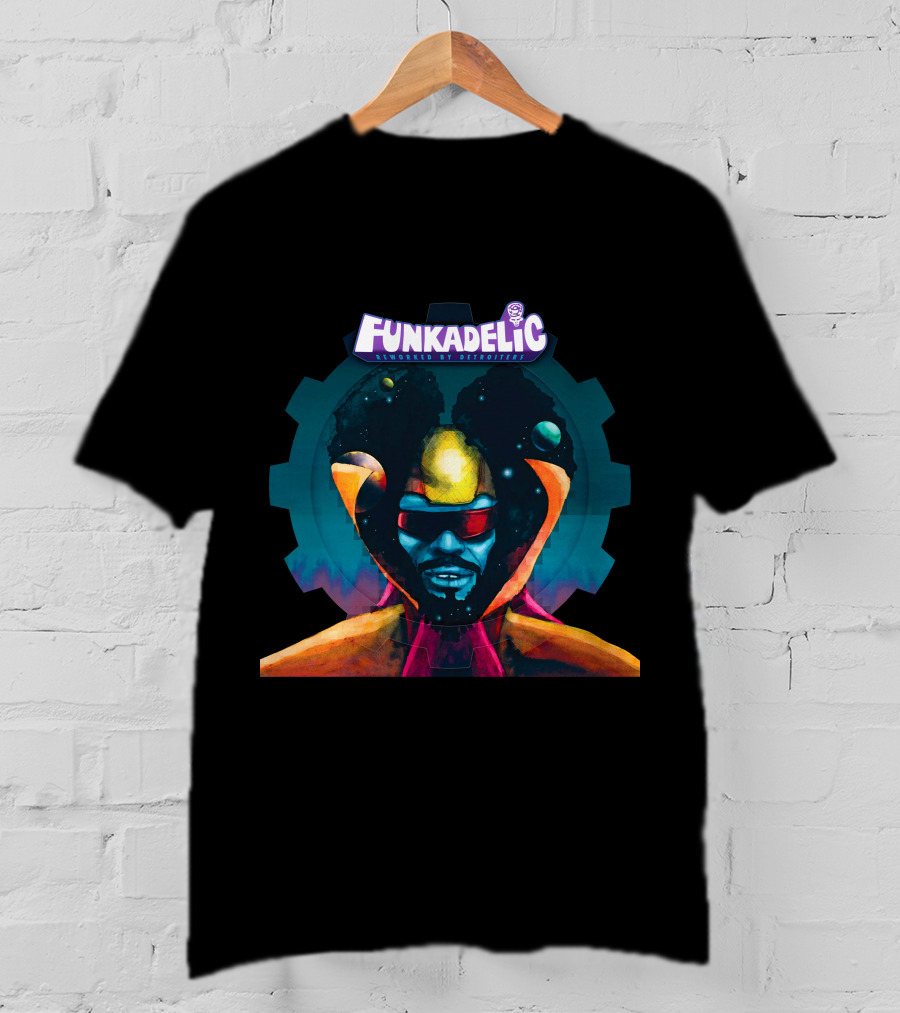 Funkadelic Legends By Detroiterz Iconic Afro-Futuristic Art T-Shirt
