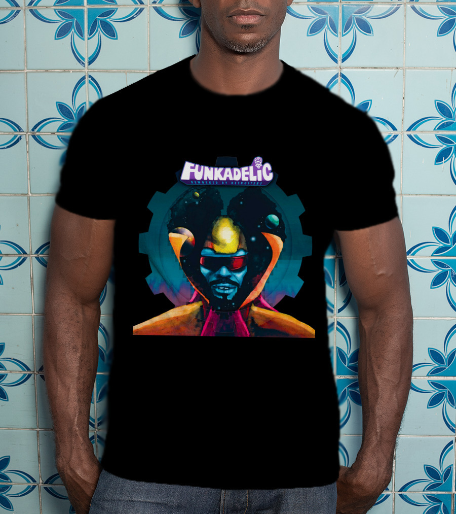 Funkadelic Legends By Detroiterz Iconic Afro-Futuristic Art T-Shirt