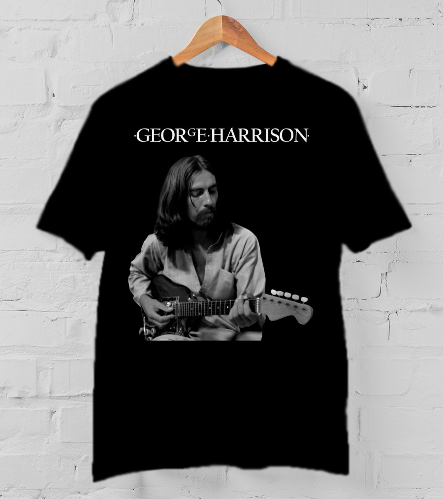George Harrison Playing Guitar T-Shirt