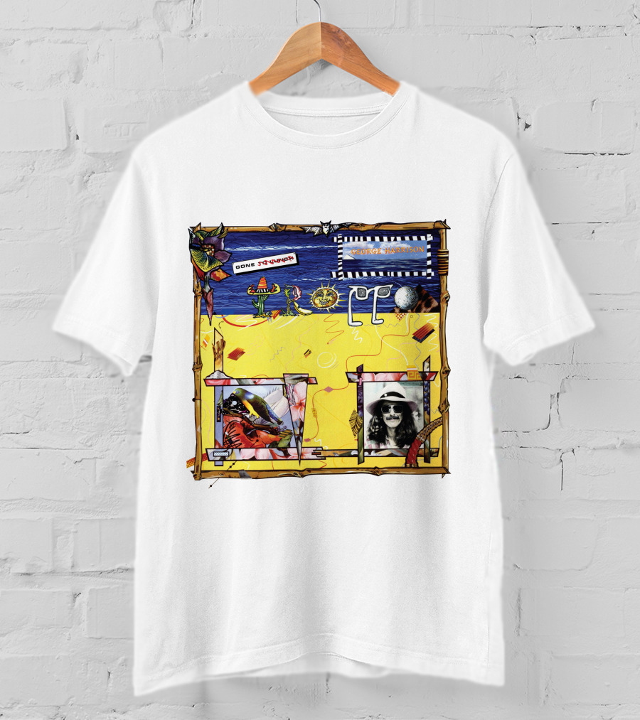 Gone Troppo George Harrison Vintage Album Cover Art T-Shirt