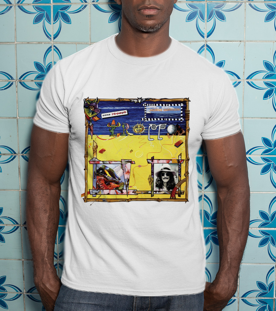 Gone Troppo George Harrison Vintage Album Cover Art T-Shirt