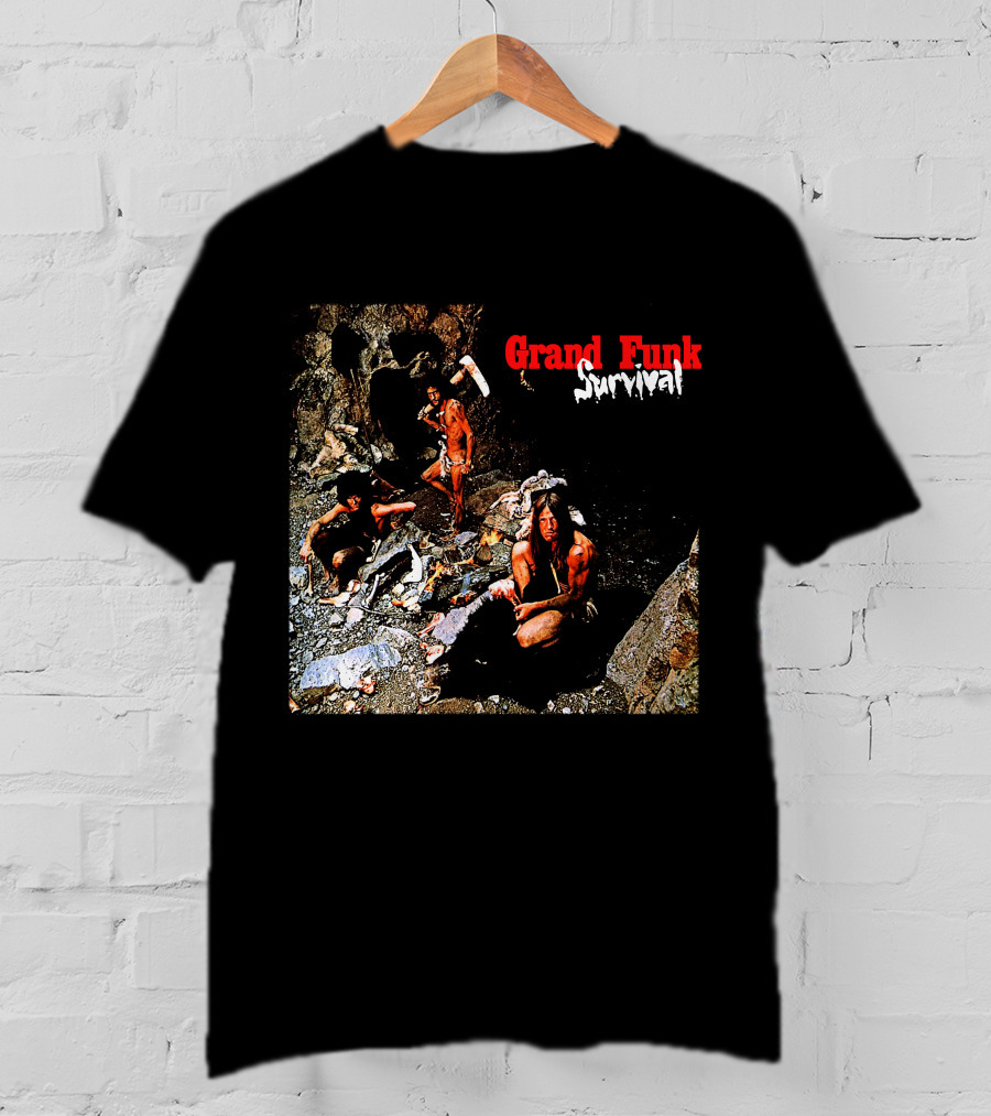 Grand Funk Railroad Survival Album Cover T-Shirt