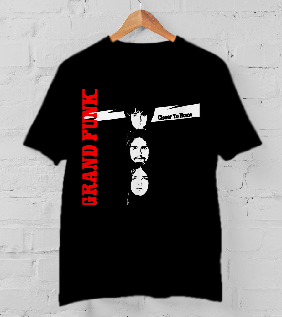 Grand Funk Railroad Closer To Home Album Cover T-Shirt