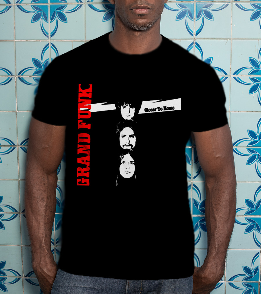 Grand Funk Railroad Closer To Home Album Cover T-Shirt