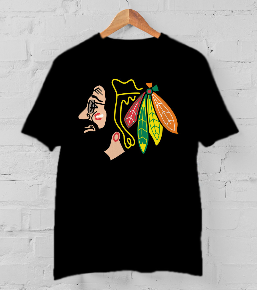 Chicago Blackhawks Grateful Dead Style T-Shirt