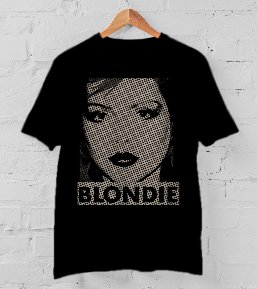 Blondie Face Halftone Style T-Shirt