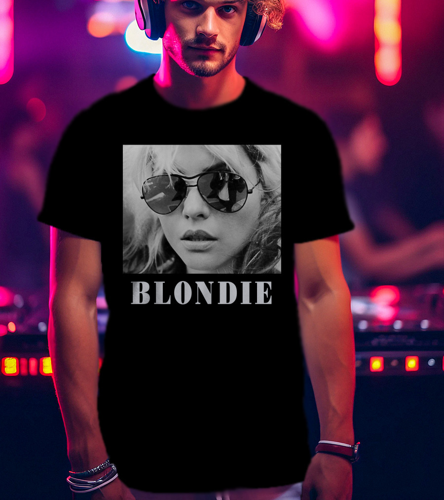 Blondie Black And White Sunglasses T-Shirt