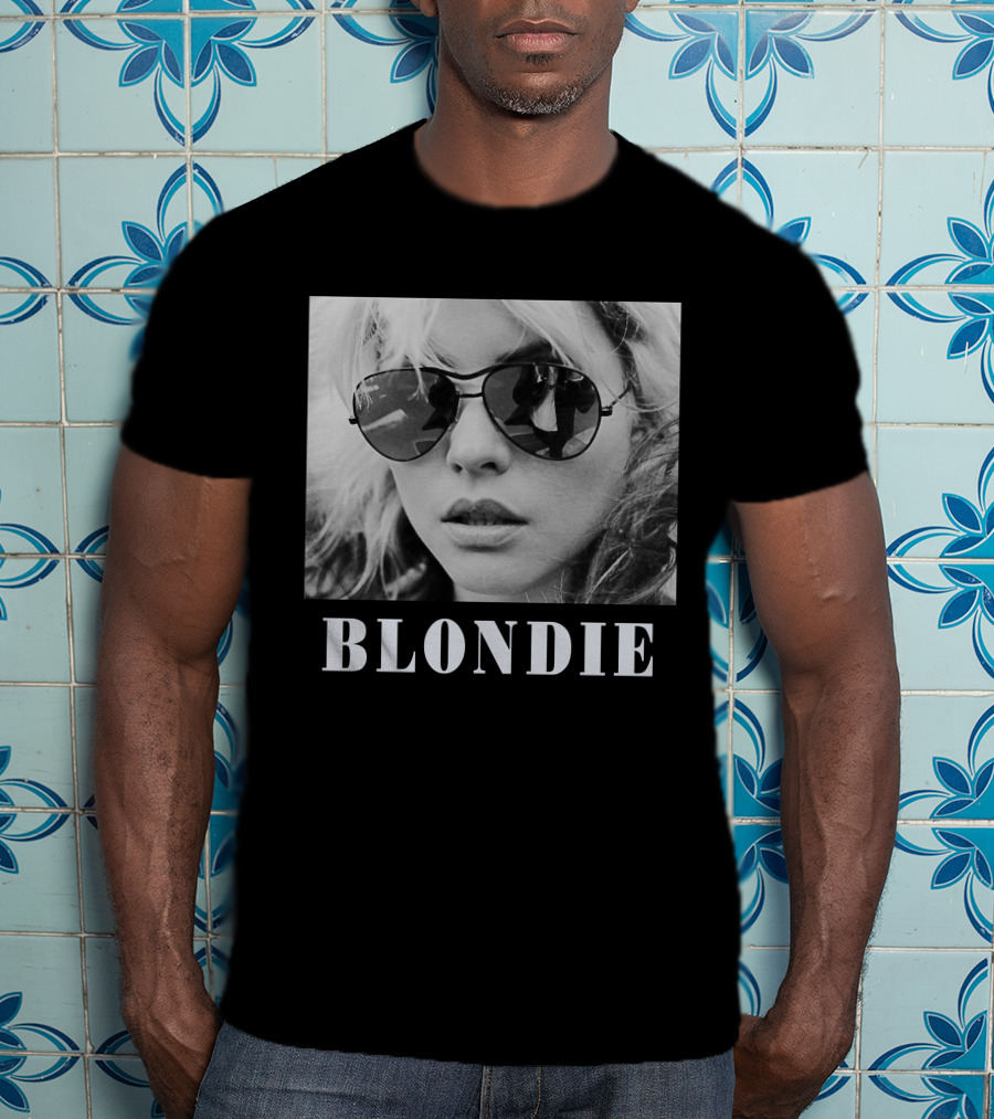Blondie Black And White Sunglasses T-Shirt