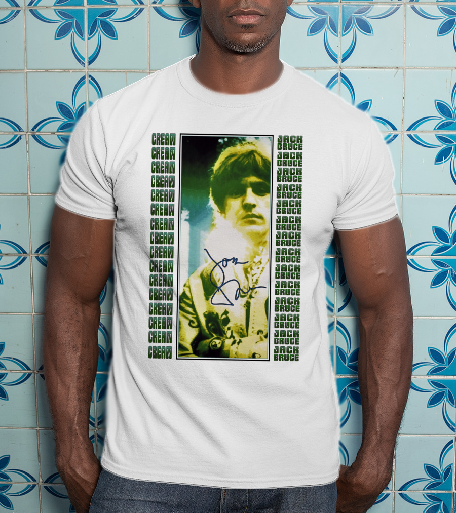 Cream Jack Bruce Signature Portrait T-Shirt