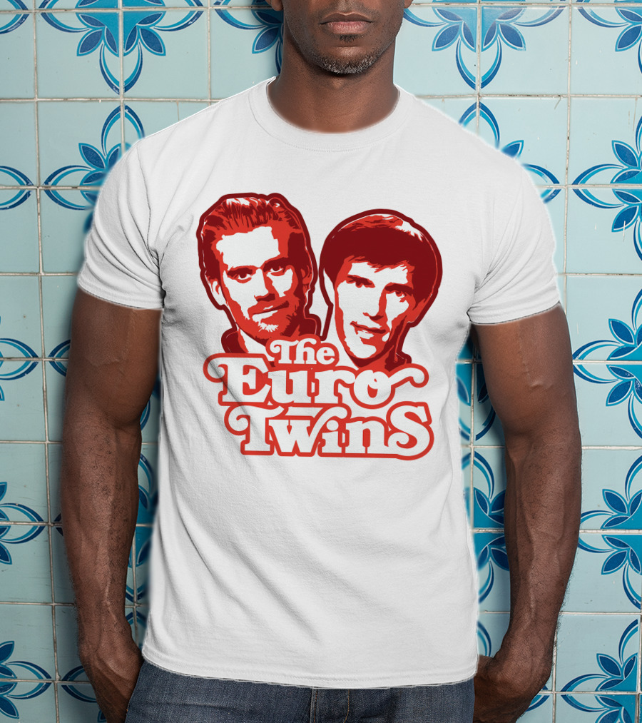 The Euro Twins Detroit Red Wings T-Shirt