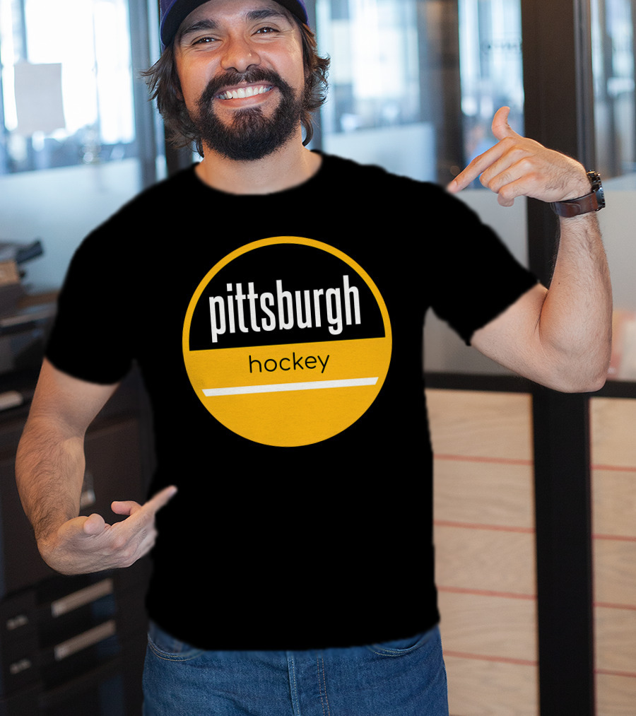 Pittsburgh Penguins Hockey Circle T-Shirt