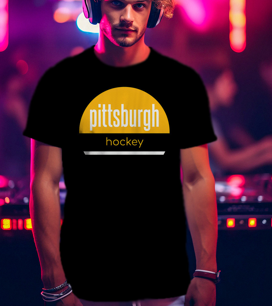 Pittsburgh Hockey Penguins 11 Vintage Circle T-Shirt
