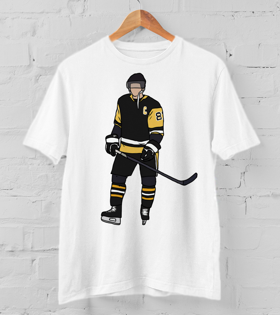 Pittsburgh Penguins Captain 87 Hockey Player T-Shirt