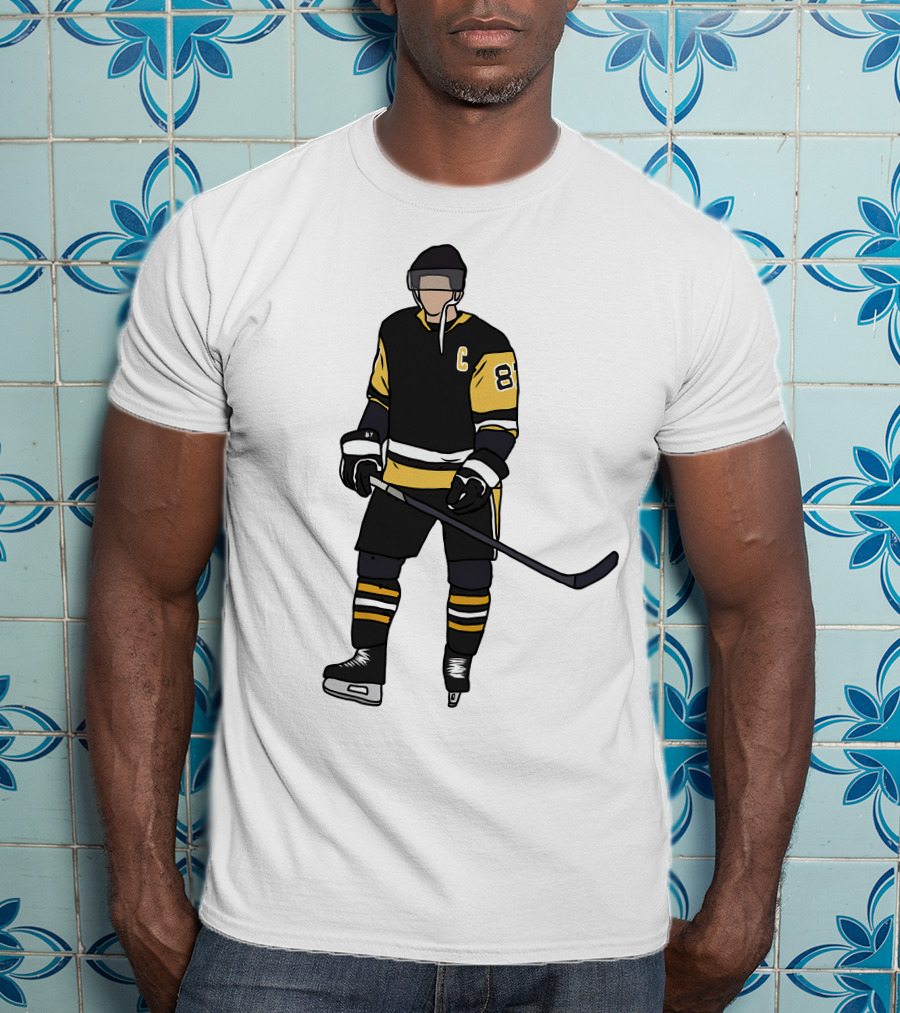 Pittsburgh Penguins Captain 87 Hockey Player T-Shirt
