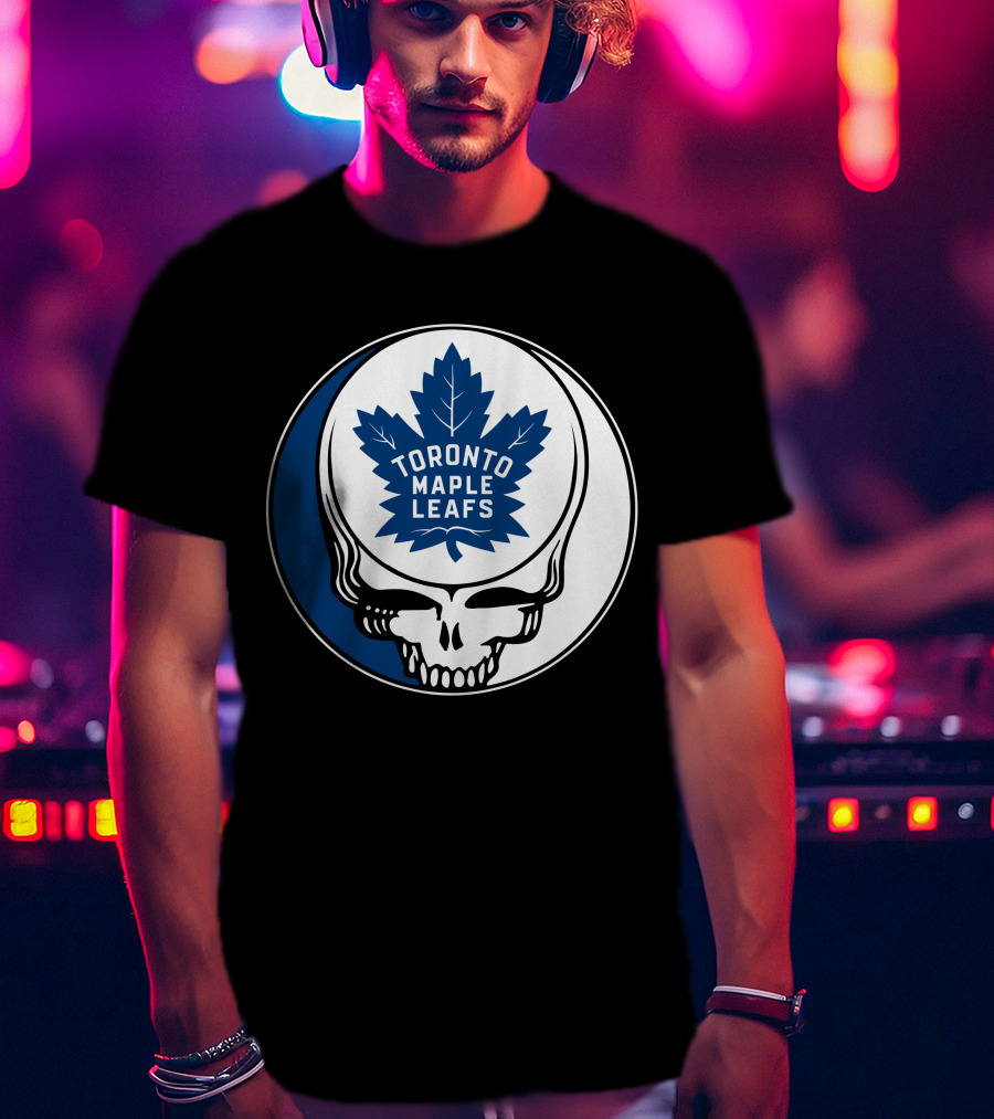 Toronto Maple Leafs Skull T-Shirt