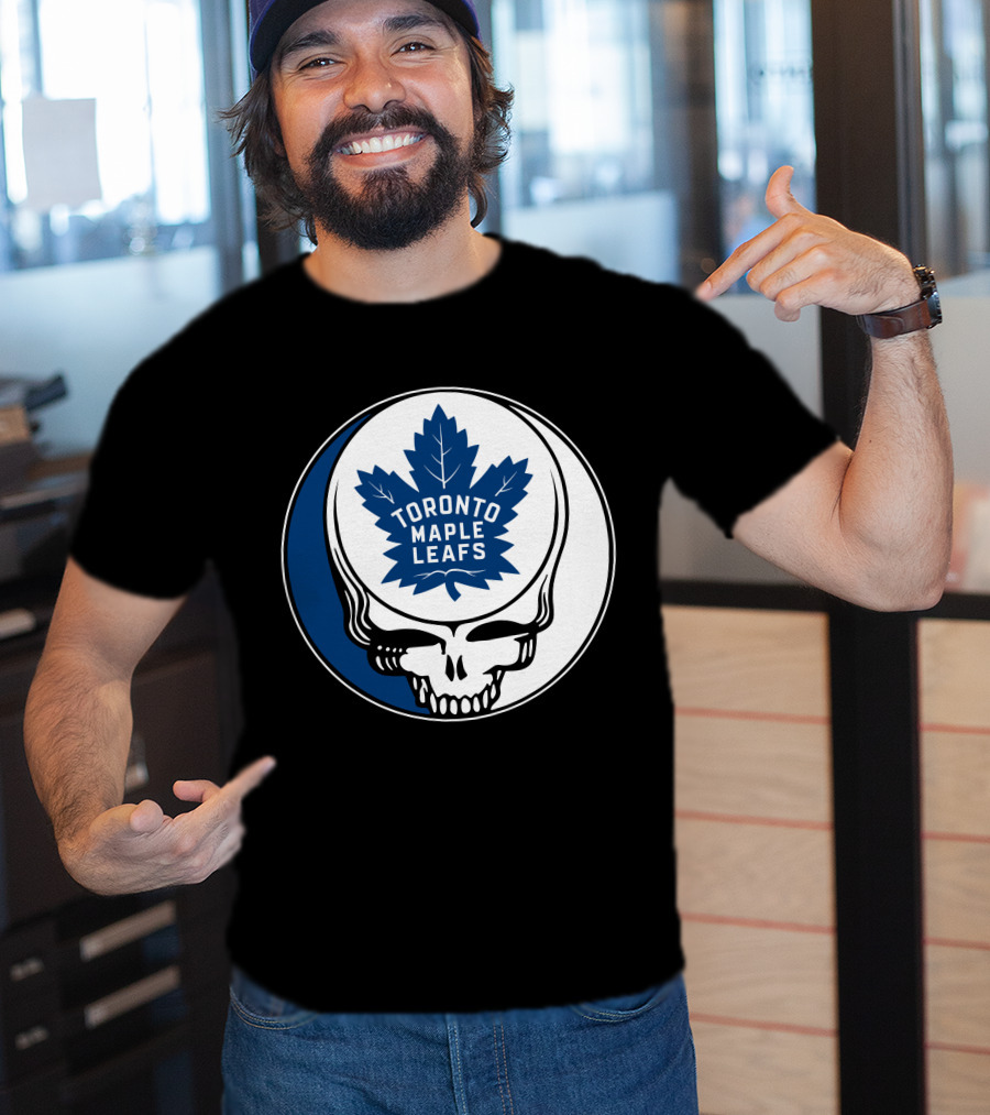 Toronto Maple Leafs Skull T-Shirt