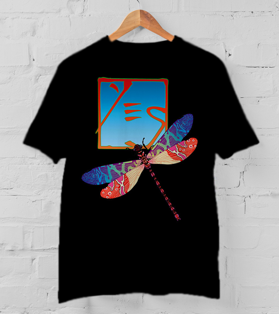 Dragonfly Psychedelic Artwork T-Shirt