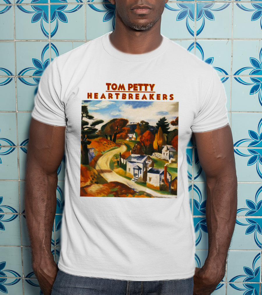 Tom Petty Heartbreakers Rustic Landscape Art T-Shirt