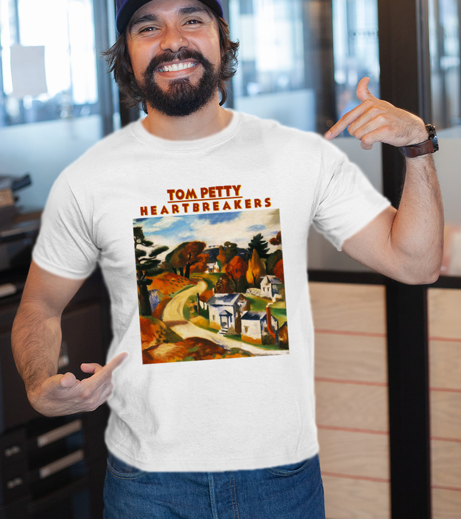 Tom Petty Heartbreakers Rustic Landscape Art T-Shirt