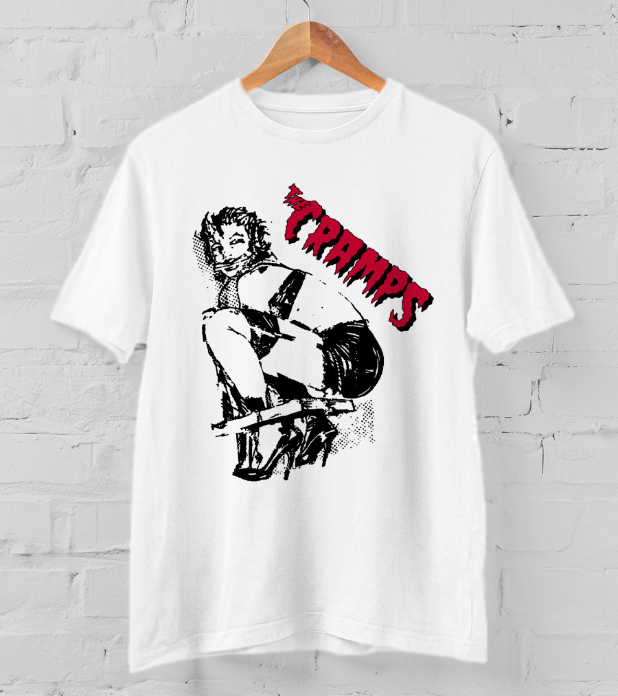 The Cramps Vintage Artwork With Stylish Retro T-Shirt