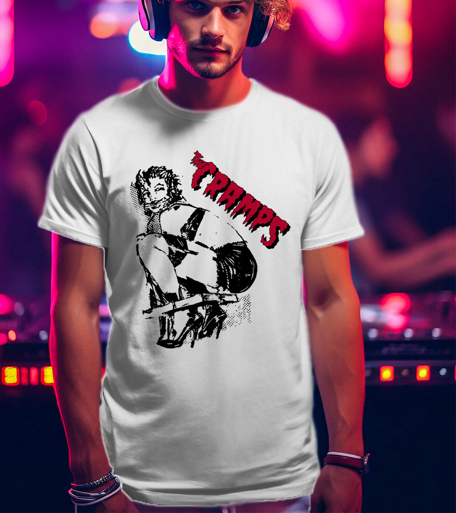 The Cramps Vintage Artwork With Stylish Retro T-Shirt