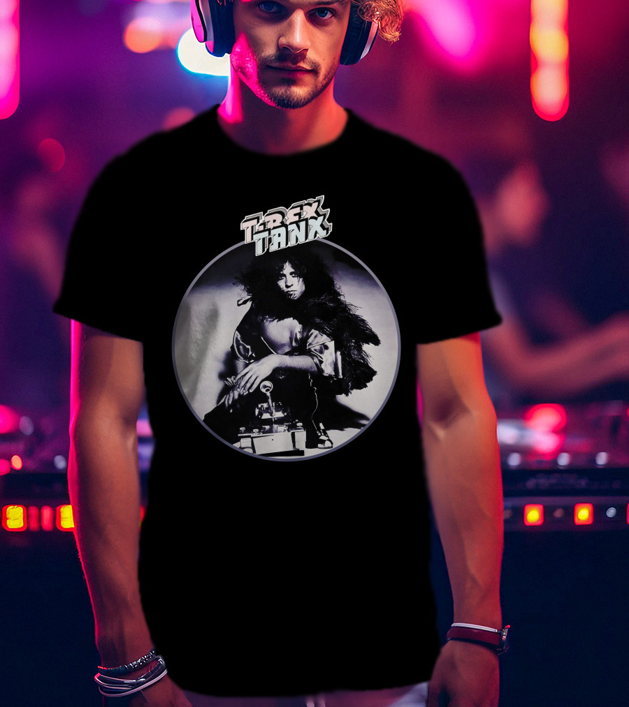 Trex Tanx Album Art Black And White Photo T-Shirt