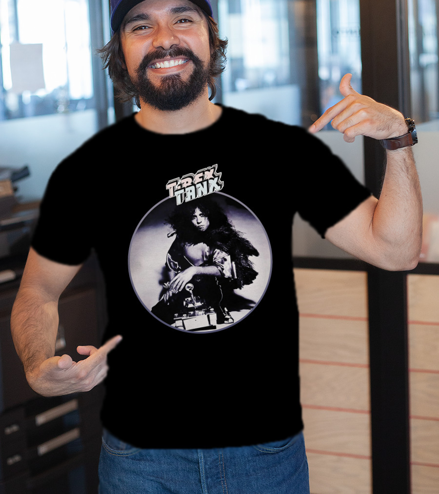 Trex Tanx Album Art Black And White Photo T-Shirt