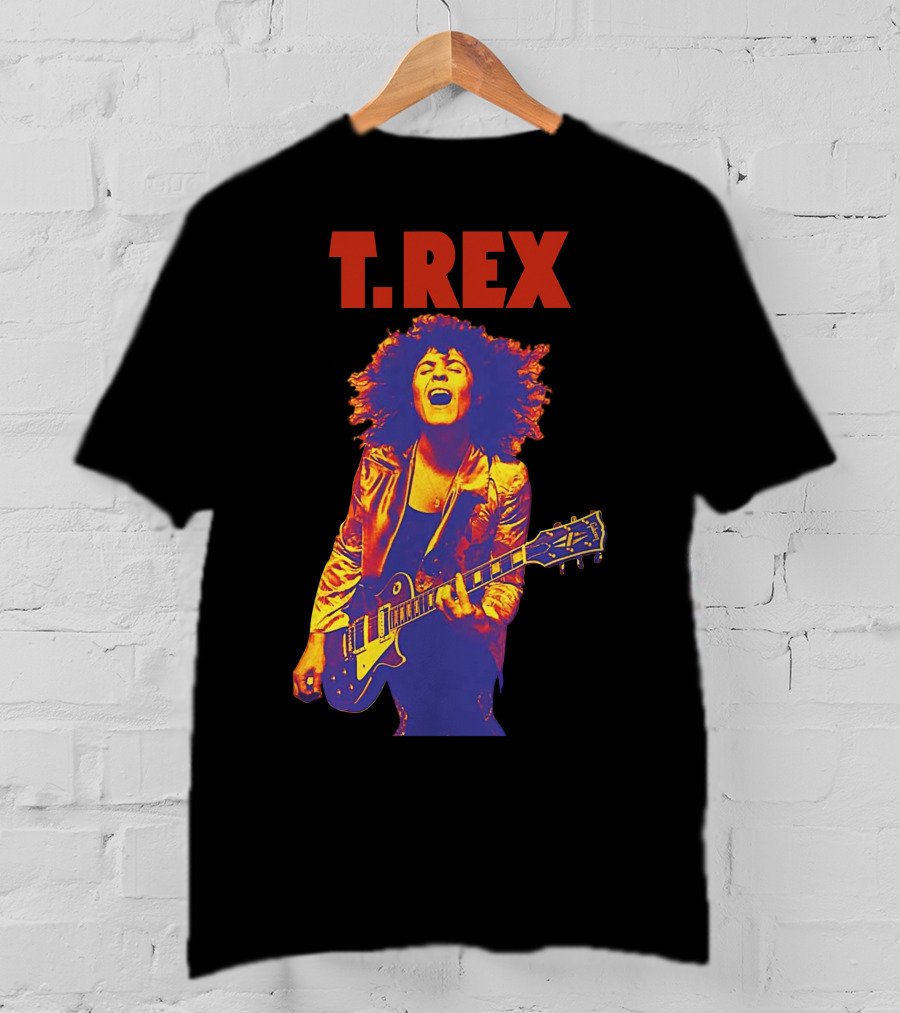 T. Rex Electric Guitar Glam Rock T-Shirt