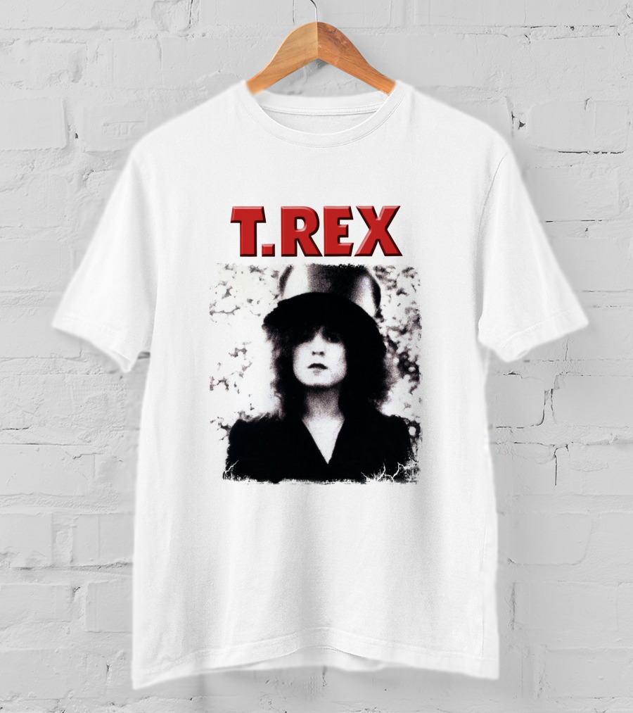 T. Rex Glam Rock Iconic Portrait With Hat T-Shirt