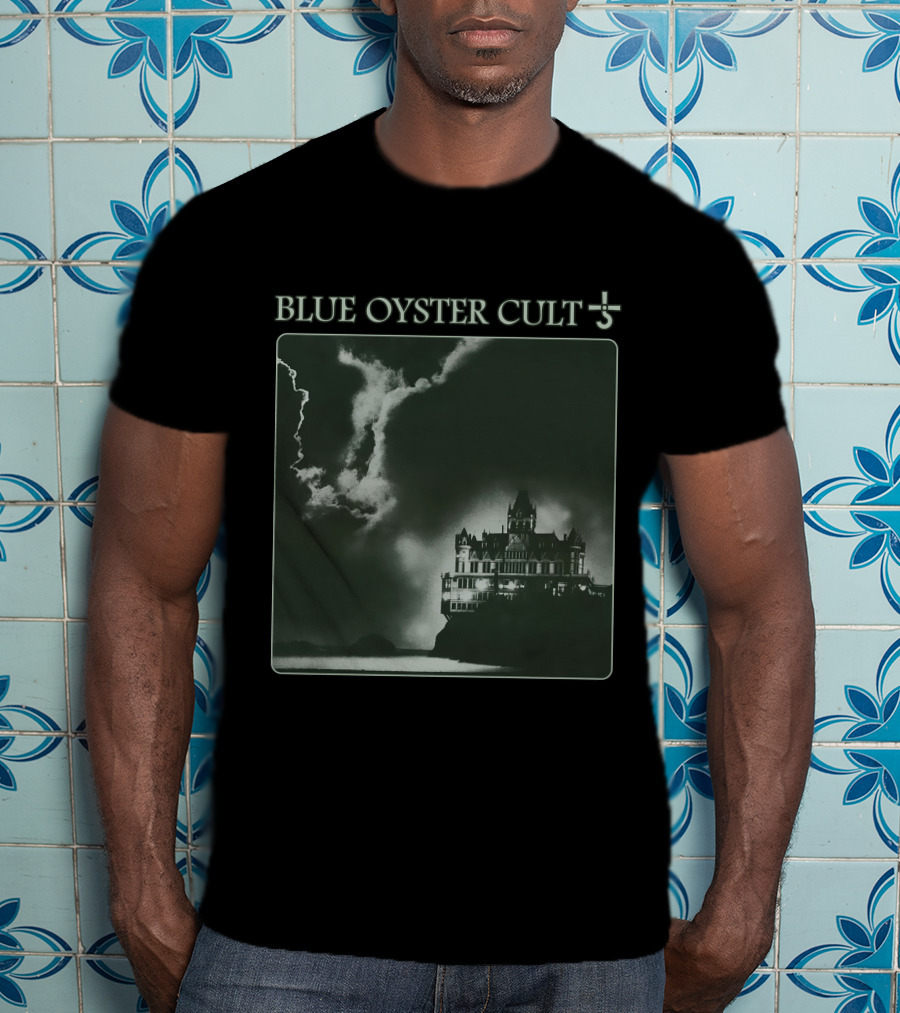 Blue Oyster Cult Castle Lightning Storm T-Shirt