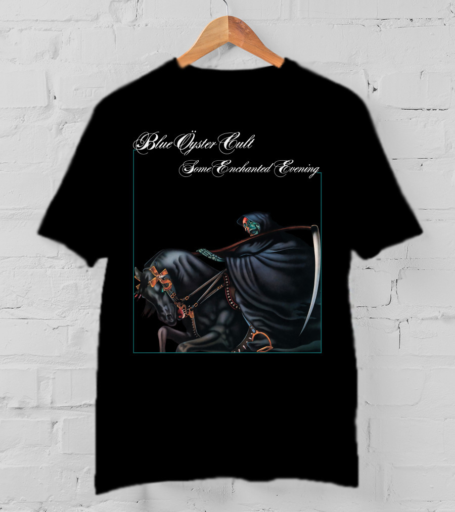 Blue Öyster Cult Some Enchanted Evening Grim Reaper On Horseback T-Shirt
