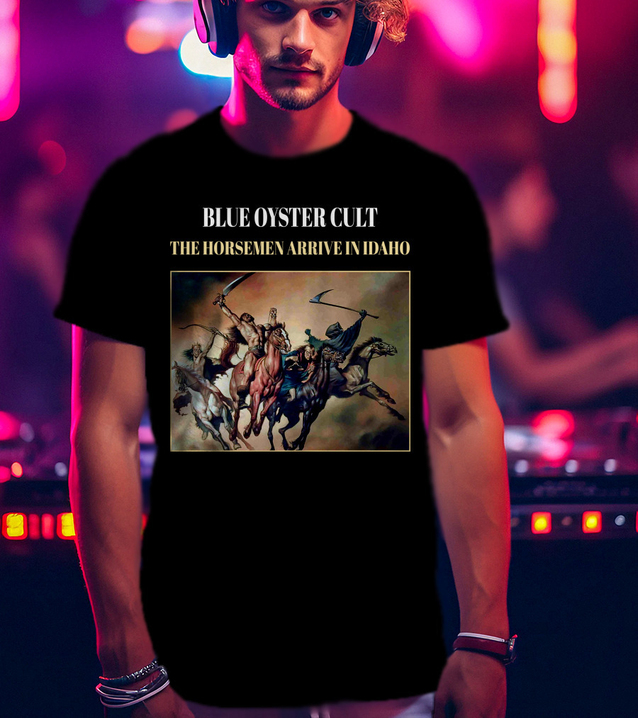 Blue Oyster Cult The Horsemen Arrive In Idaho T-Shirt