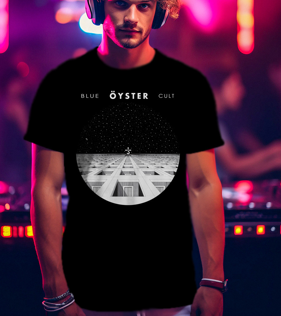 Blue Öyster Cult Geometric Space T-Shirt