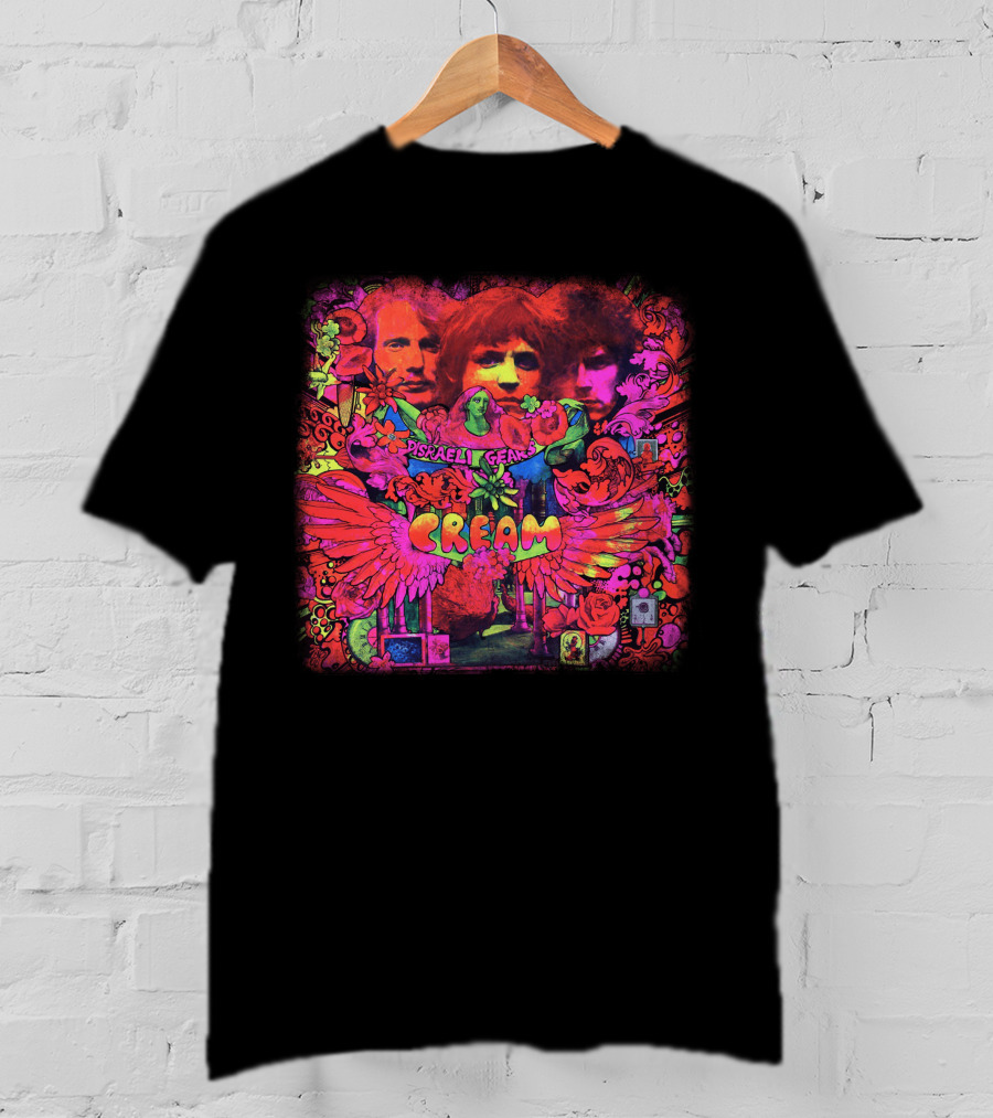 Disraeli Gears Cream Psychedelic Album Art 1967 T-Shirt