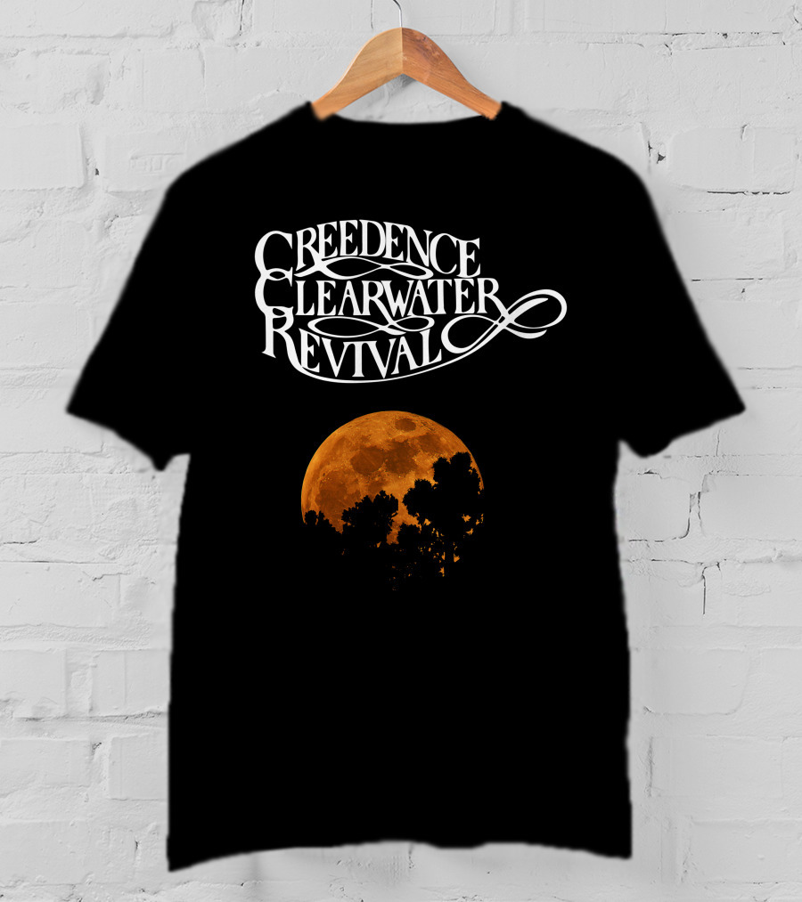 Creedence Clearwater Revival Full Moon Silhouette T-Shirt