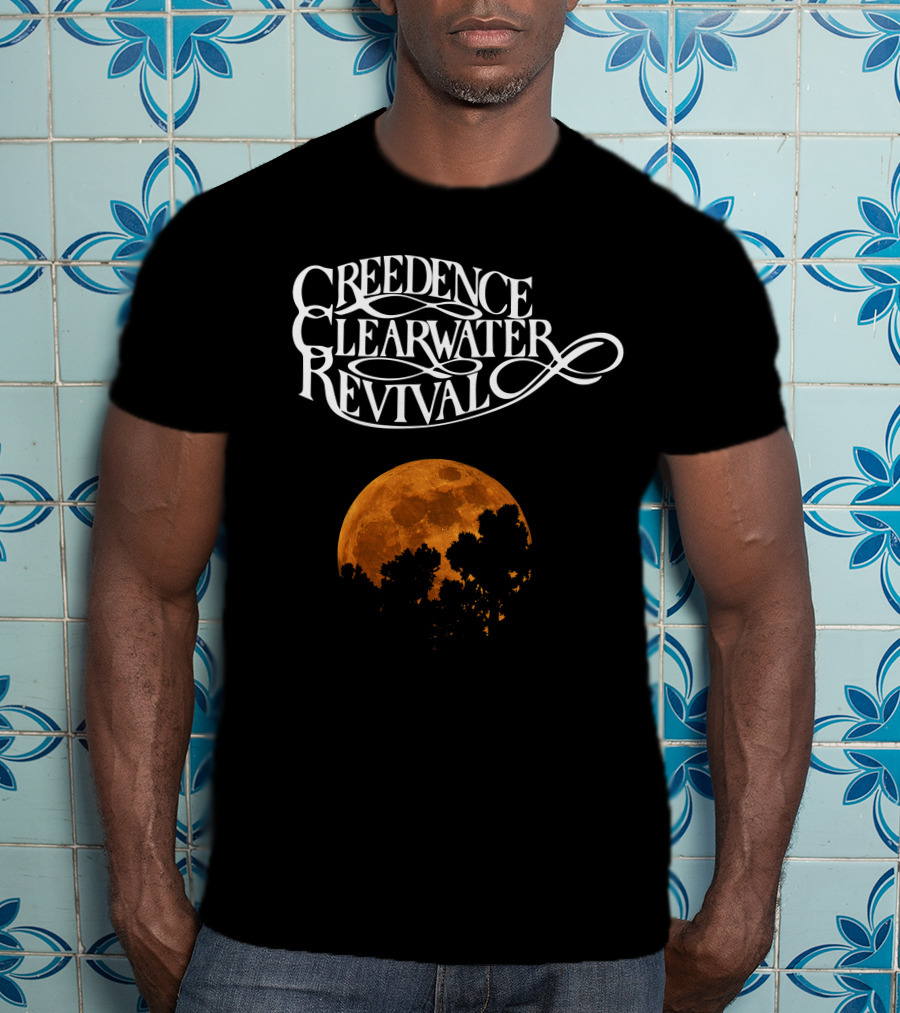 Creedence Clearwater Revival Full Moon Silhouette T-Shirt