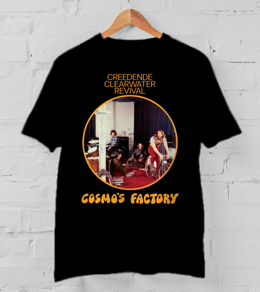 Creedence Clearwater Revival Cosmo's Factory Album Cover T-Shirt