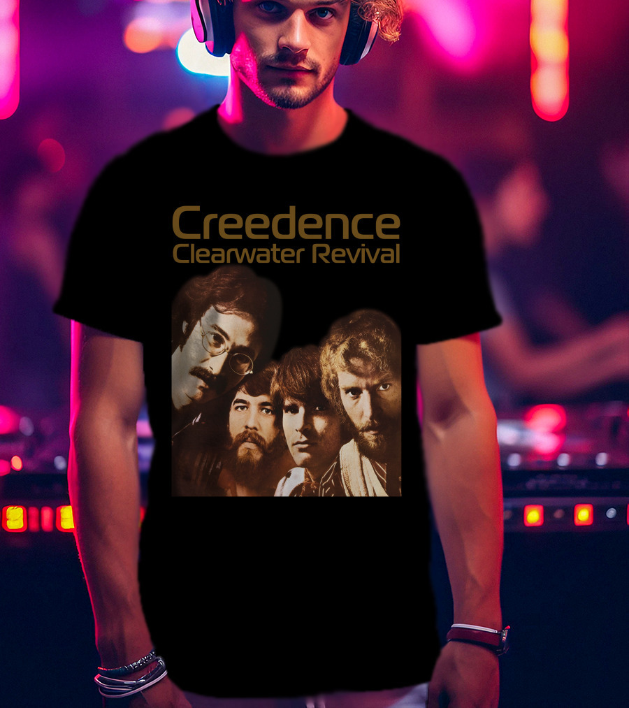 Creedence Clearwater Revival Band Portrait T-Shirt