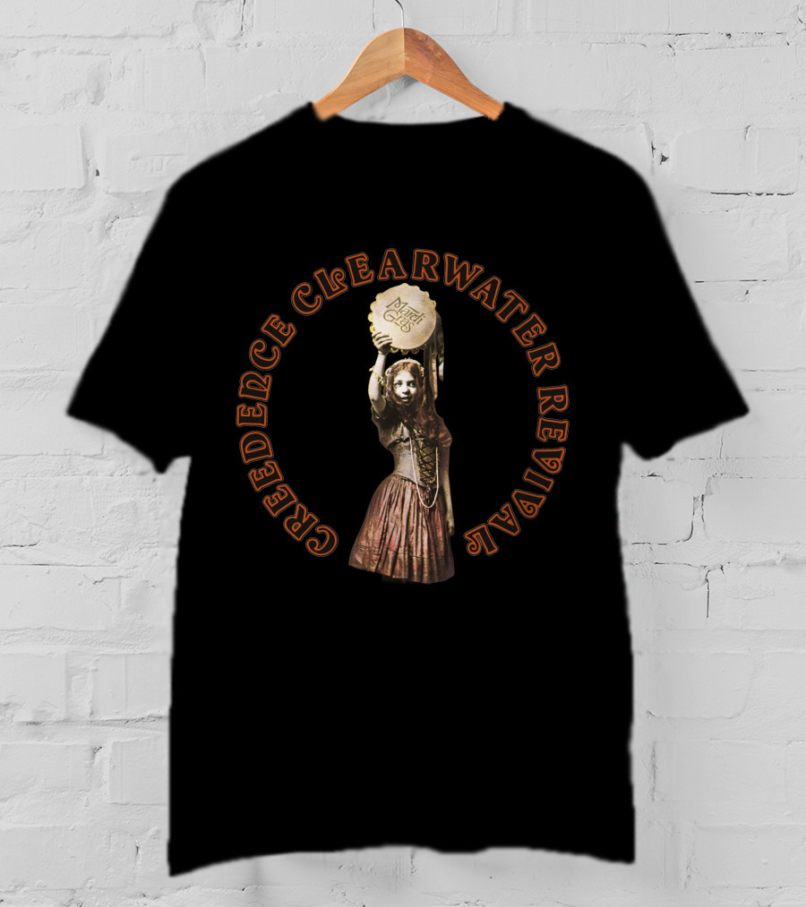 Creedence Clearwater Revival Mardi Gras Album Art T-Shirt