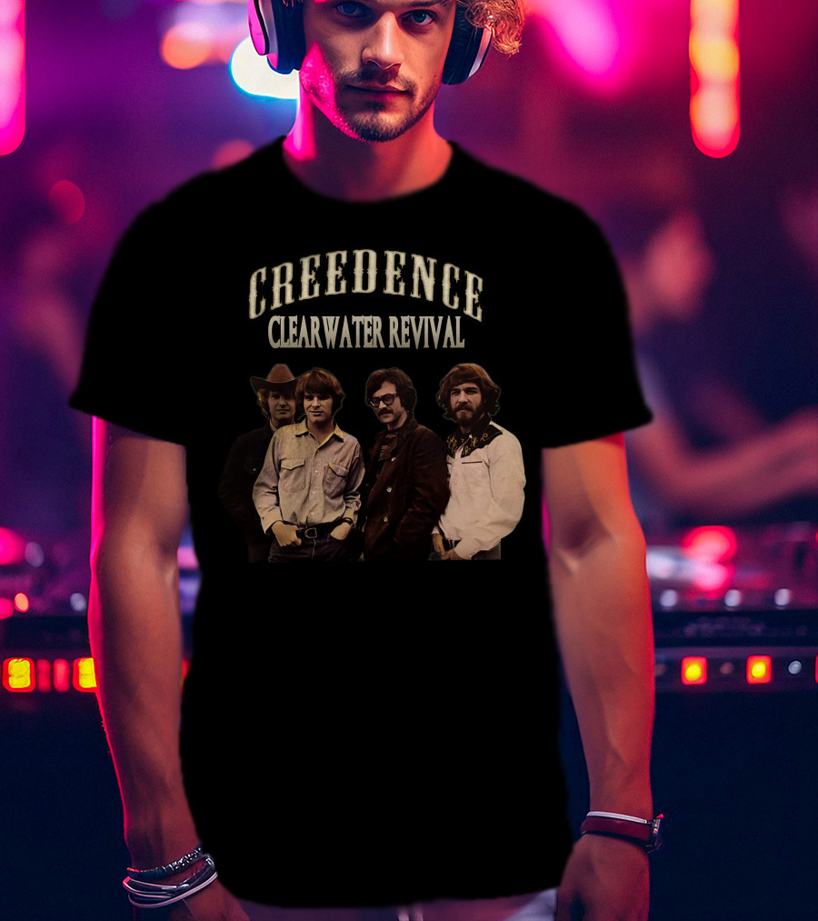 Creedence Clearwater Revival Band Portrait Ccr T-Shirt
