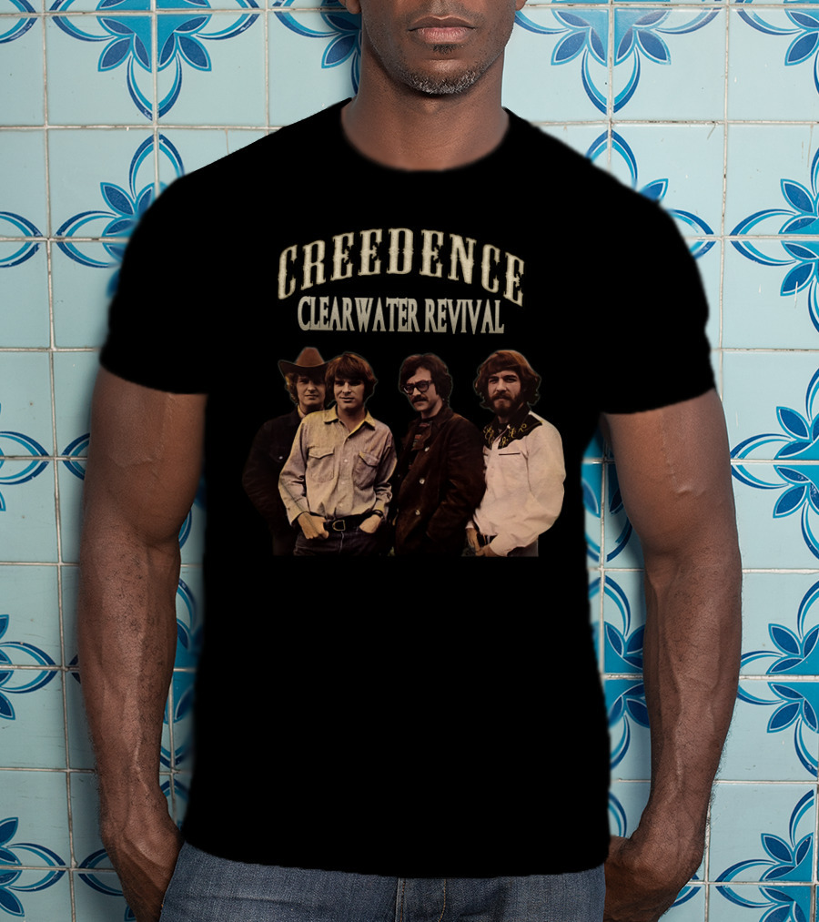 Creedence Clearwater Revival Band Portrait Ccr T-Shirt