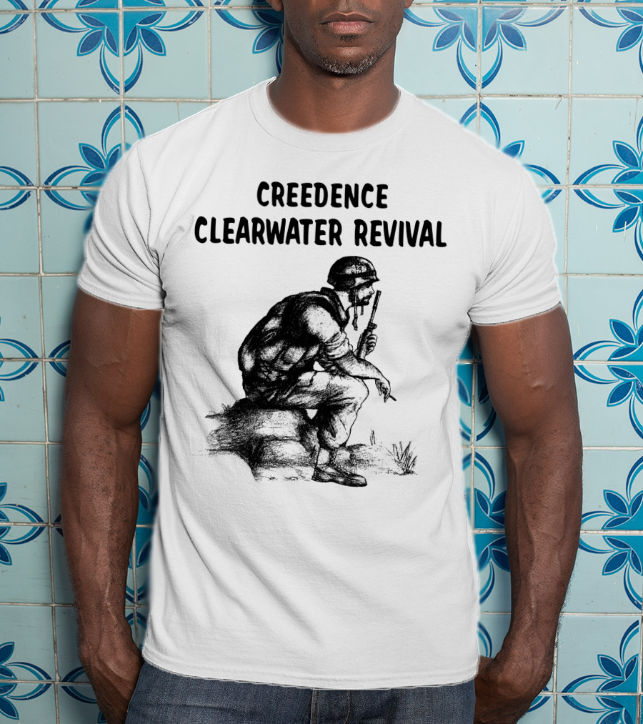 Creedence Clearwater Revival Soldier Art T-Shirt