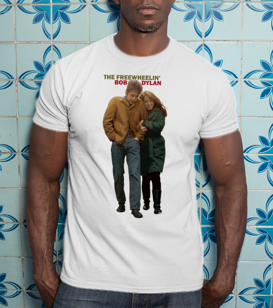 The Freewheelin' Bob Dylan Album Cover T-Shirt