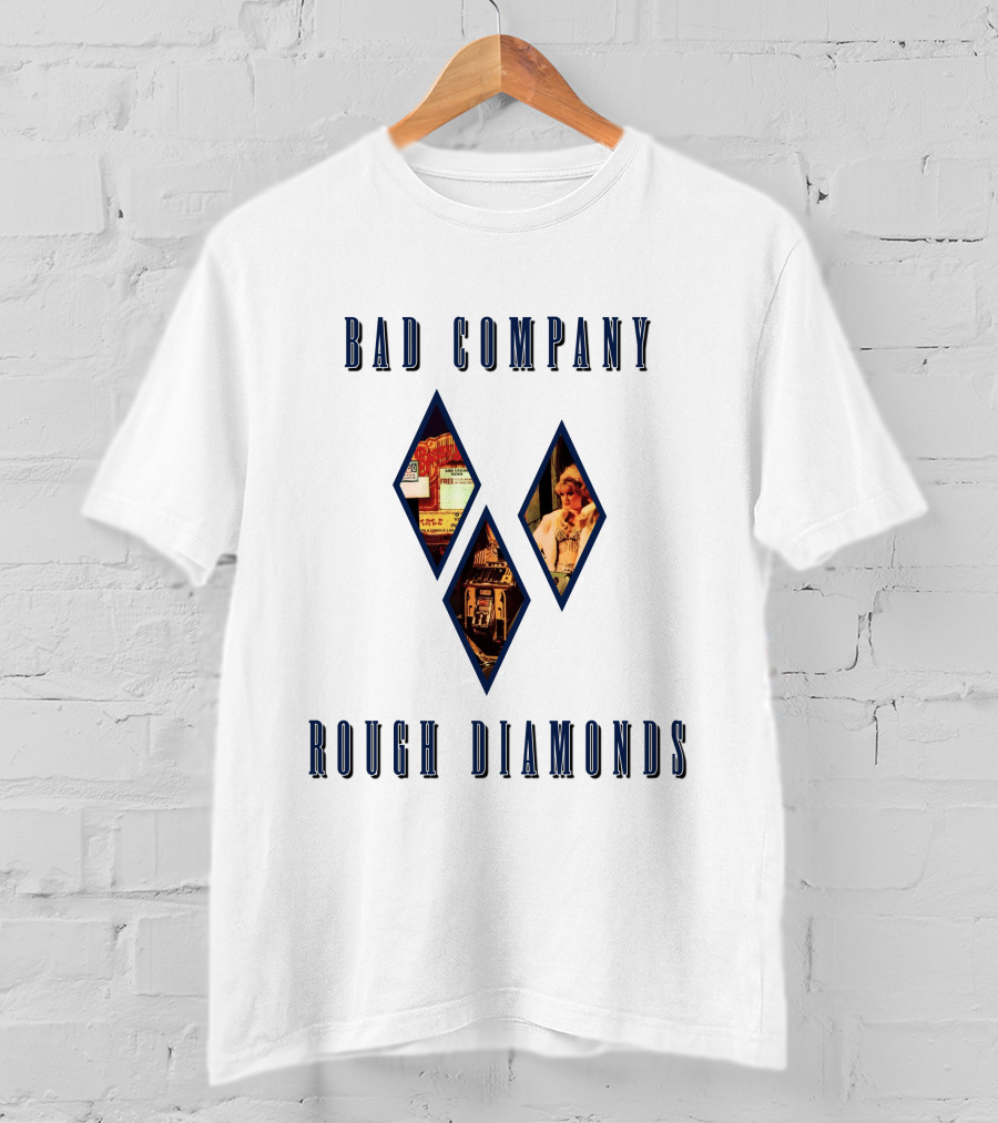 Bad Company Rough Diamonds Vintage Album Art T-Shirt