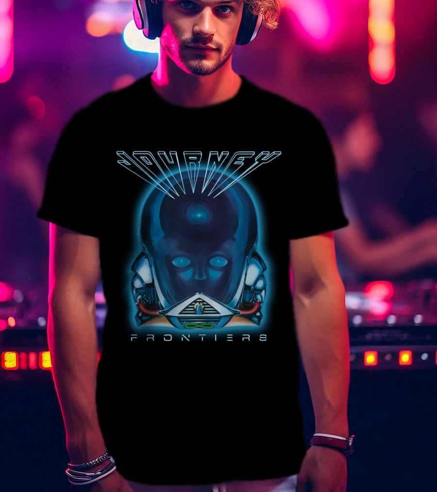 Journey Frontiers 6 Iconic Sci-Fi Album Cover Art T-Shirt