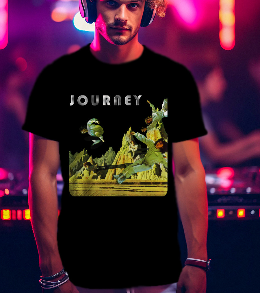 Journey Space-Themed Surreal Landscape Adventure T-Shirt
