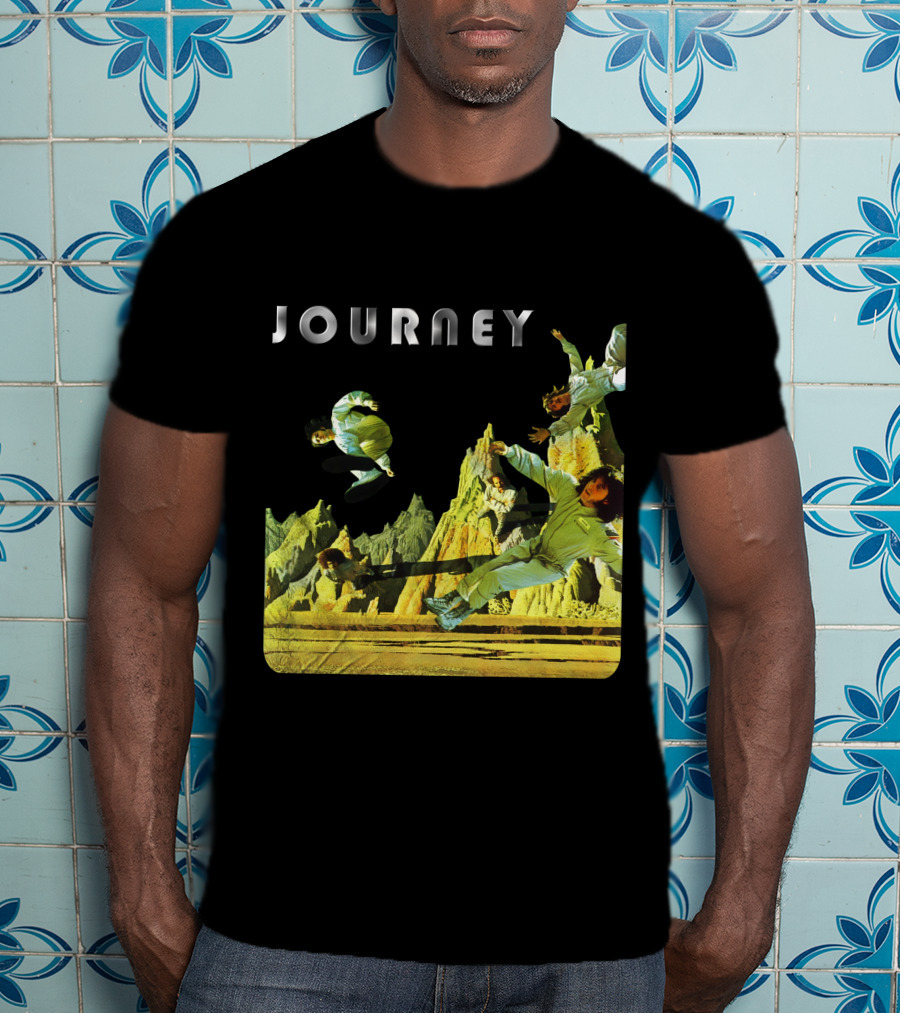Journey Space-Themed Surreal Landscape Adventure T-Shirt