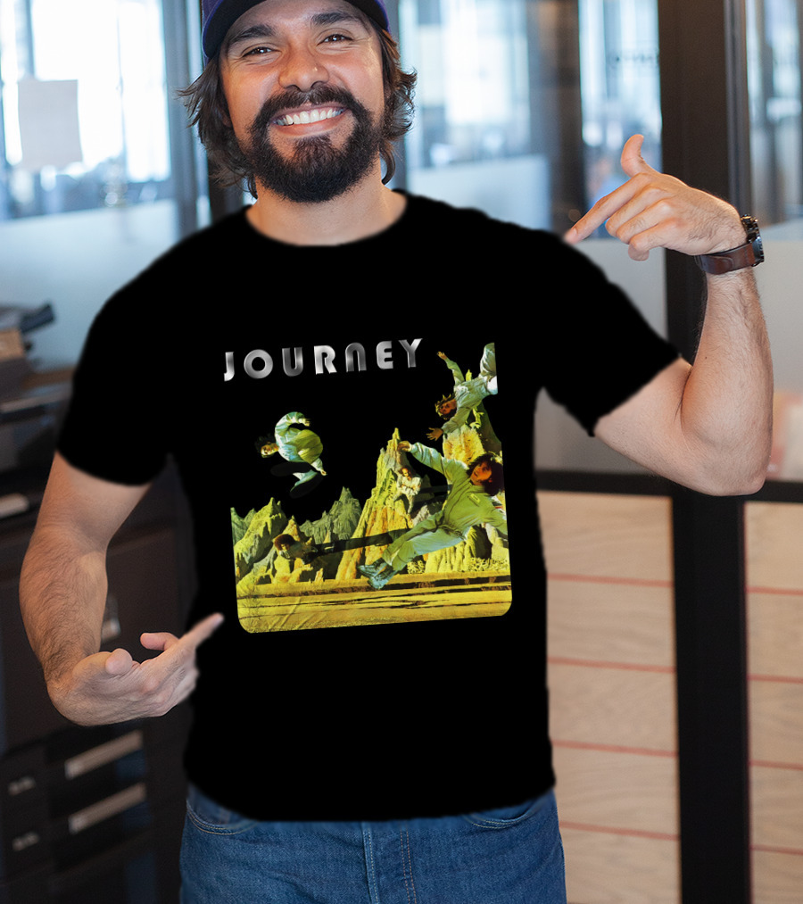 Journey Space-Themed Surreal Landscape Adventure T-Shirt