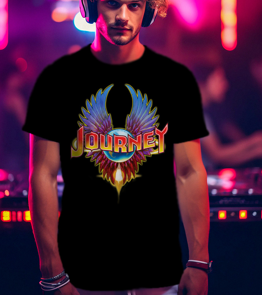 Journey Band Iconic Winged Logo T-Shirt